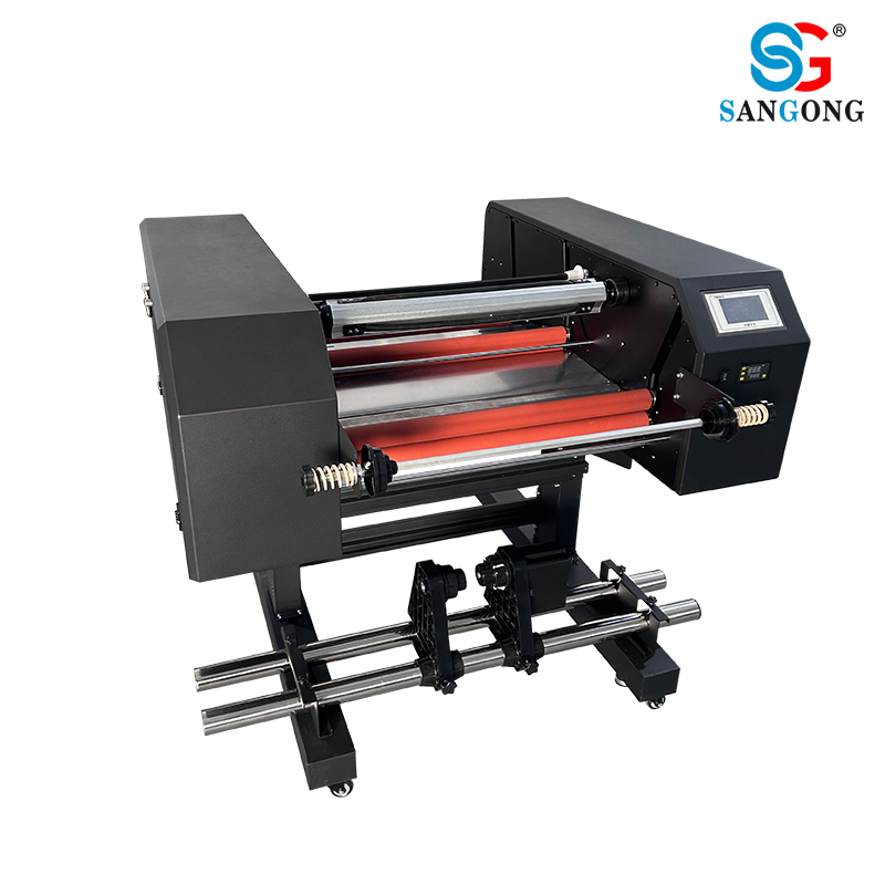 Waste removal hot stamping machine